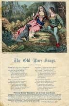 10x075 - The Old Love Songs with illustration of couple, Civil War Songs from Winterthur's Magnus Collection